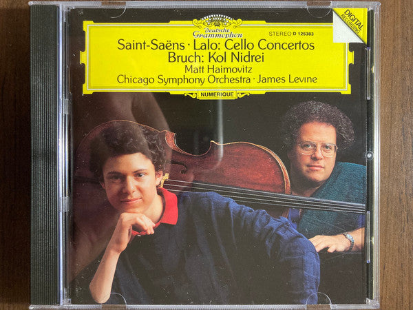 Camille Saint-Saëns - Saint-Saëns • Lalo: Cello Concertos / Bruch: Kol Nidrei (CD) | Excellent+ (EX+) Near Mint (NM)-