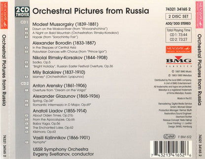Russian State Symphony Orchestra - Orchestral Pictures From Russia (2xCD) | Excellent+ (EX+) Near Mint (NM)-