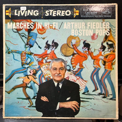 Arthur Fiedler - Marches In Hi-Fi (VINYL) | Excellent+ (EX+) Very Good Plus Plus (VG++)-