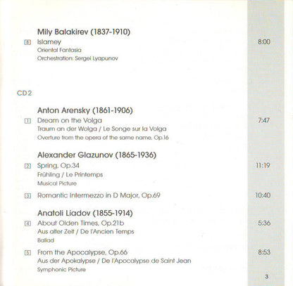 Russian State Symphony Orchestra - Orchestral Pictures From Russia (2xCD) | Excellent+ (EX+) Near Mint (NM)-