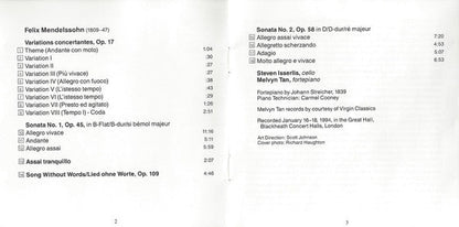 Felix Mendelssohn-Bartholdy - Works For Cello And Piano, Complete (CD) | Excellent+ (EX+) Near Mint (NM)-