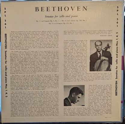Ludwig van Beethoven - Cello Sonatas Volume 1 | Excellent (EX) Near Mint (NM)-