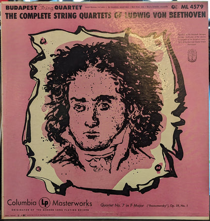Ludwig van Beethoven - Quartet No. 7 in F Major, Op. 59, No. 1 | Excellent (EX) Near Mint (NM)-