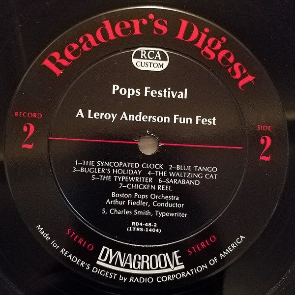 Arthur Fiedler - Pops Festival | Excellent (EX) Excellent (EX)-