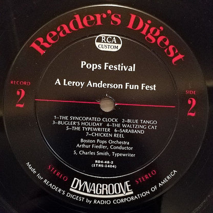 Arthur Fiedler - Pops Festival | Excellent (EX) Excellent (EX)-