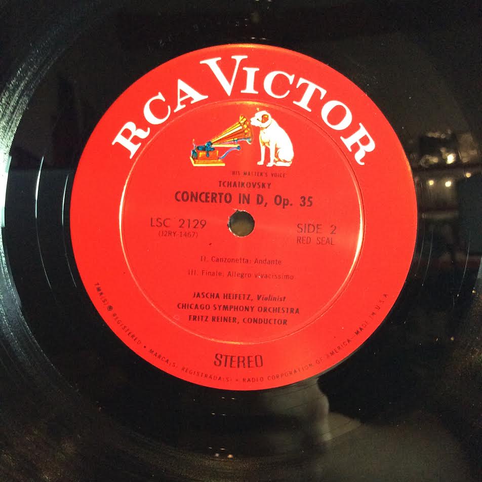 Pyotr Ilyich Tchaikovsky - Violin Concerto (VINYL LP RCA Victor Red Seal ‎LSC-2129) | USED Excellent+ (EX+) Excellent+ (EX+)-
