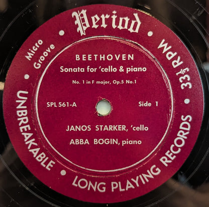 Ludwig van Beethoven - Cello Sonatas Volume 1 | Excellent (EX) Near Mint (NM)-