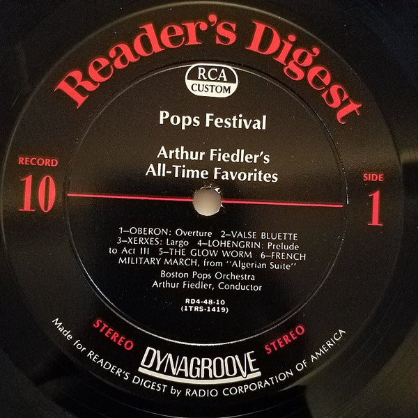 Arthur Fiedler - Pops Festival | Excellent (EX) Excellent (EX)-