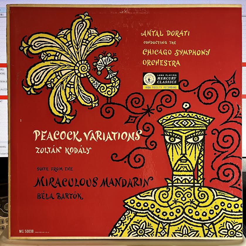 Zoltán Kodály - Peacock Variations / Suite From The Miraculous Mandarin | Excellent+ (EX+) Near Mint (NM)-