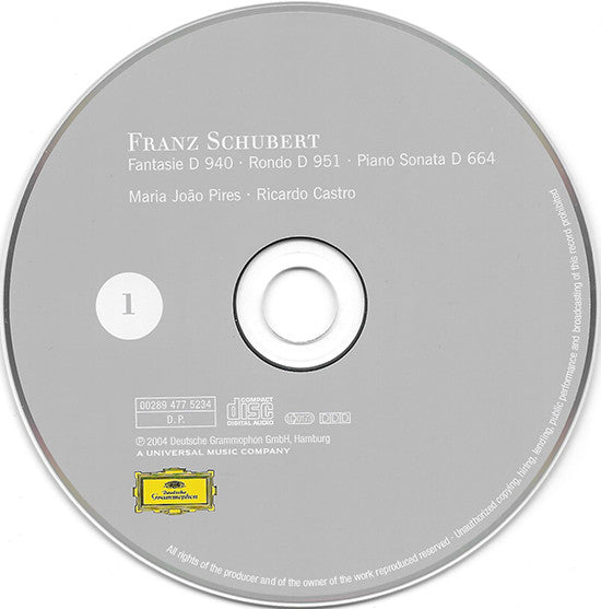 Franz Schubert - «Résonance De L'Originaire» Music For Piano Four Hands (CD) | Near Mint (NM) Excellent+ (EX+)-