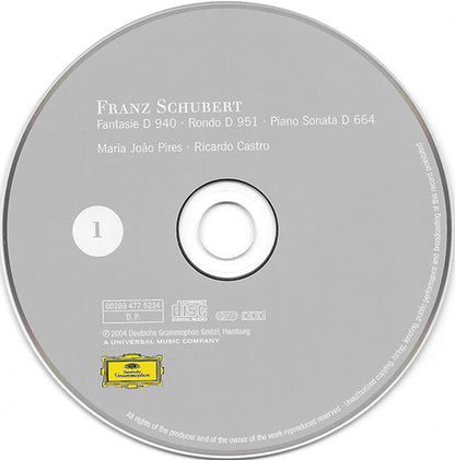 Franz Schubert - «Résonance De L'Originaire» Music For Piano Four Hands (CD) | Near Mint (NM) Excellent+ (EX+)-