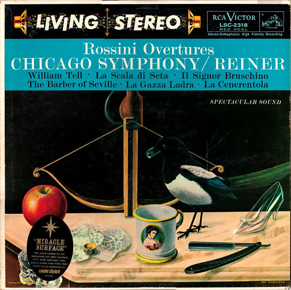 Gioacchino Rossini - Rossini Overtures (VINYL LP RCA Victor Red Seal – LSC-2318) | USED Excellent (EX)-