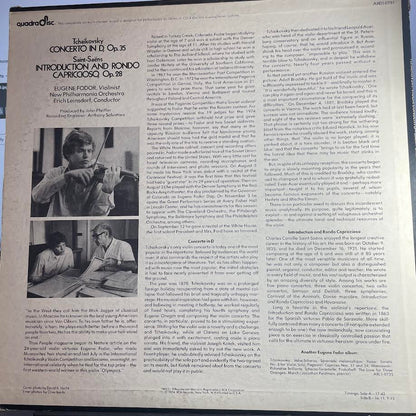 Pyotr Ilyich Tchaikovsky - Violin Concerto / Introduction And Rondo Capriccioso (VINYL) | Excellent+ (EX+) Excellent (EX)-