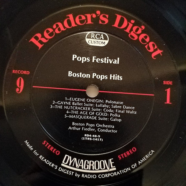 Arthur Fiedler - Pops Festival | Excellent (EX) Excellent (EX)-