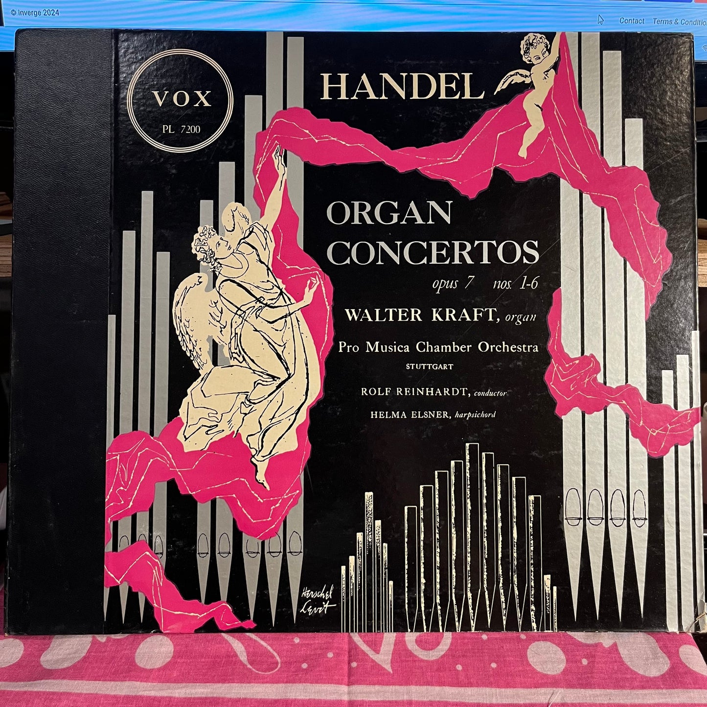 Georg Friedrich Händel - Organ Concertos Opus 7 Nos 1-6 | Excellent (EX) Near Mint (NM)-