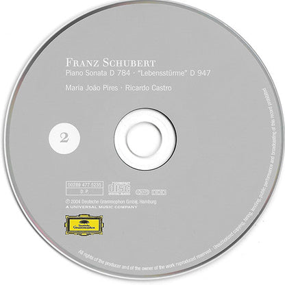 Franz Schubert - «Résonance De L'Originaire» Music For Piano Four Hands (CD) | Near Mint (NM) Excellent+ (EX+)-