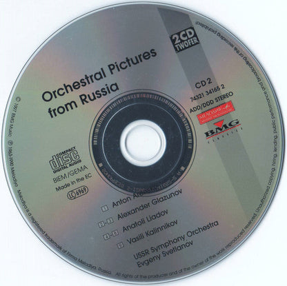 Russian State Symphony Orchestra - Orchestral Pictures From Russia (2xCD) | Excellent+ (EX+) Near Mint (NM)-