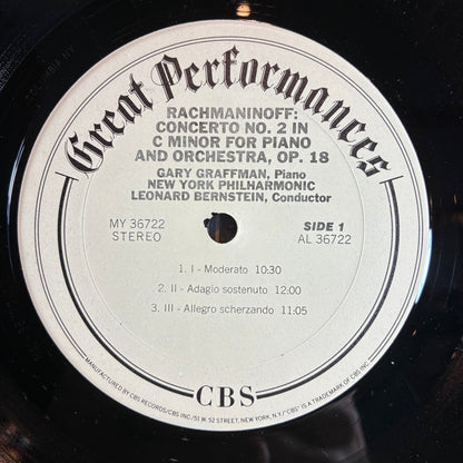 Sergei Rachmaninoff - Piano Concerto No. 2 / Rhapsody On A Theme Of Paganini (VINYL) |-