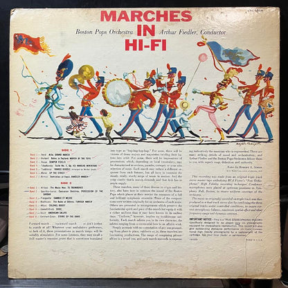 Arthur Fiedler - Marches In Hi-Fi (VINYL) | Excellent+ (EX+) Very Good Plus Plus (VG++)-