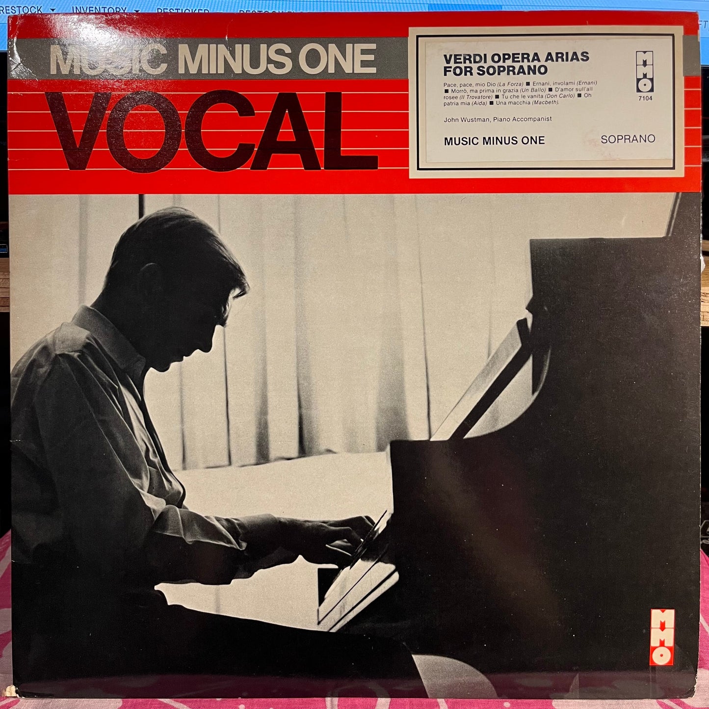 John Wustman - Verdi Operatic Arias For Soprano Voice *BOOKLET* | Excellent (EX) Excellent (EX)-