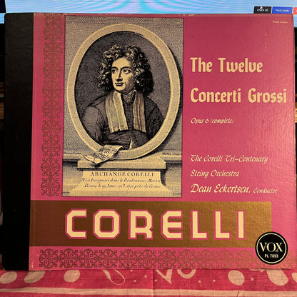 The Corelli Tri-Centenary String Orchestra - The Twelve Concerti Grossi, Opus 6 (Complete) | Excellent (EX) Excellent (EX)-