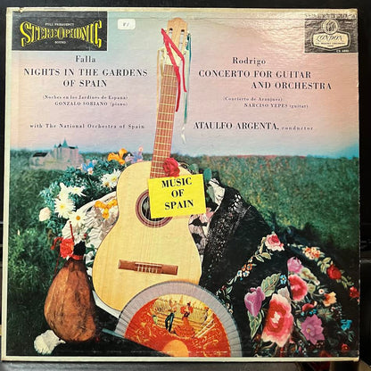 Manuel de Falla - Nights In The Gardens Of Spain / Concerto For Guitar And Orchestra (VINYL) | Excellent+ (EX+) Excellent (EX)-