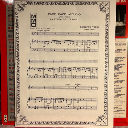 John Wustman - Verdi Operatic Arias For Soprano Voice *BOOKLET* | Excellent (EX) Excellent (EX)-