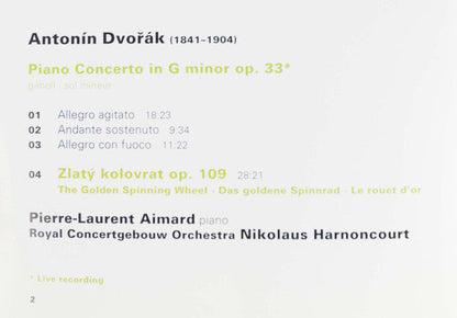 Antonín Dvořák - Piano Concerto • The Golden Spinning Wheel (CD) | Excellent+ (EX+) Near Mint (NM)-