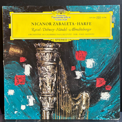 Nicanor Zabaleta - Werke Für Harfe Und Orchester (VINYL) | Excellent (EX) Very Good Plus (VG+)-