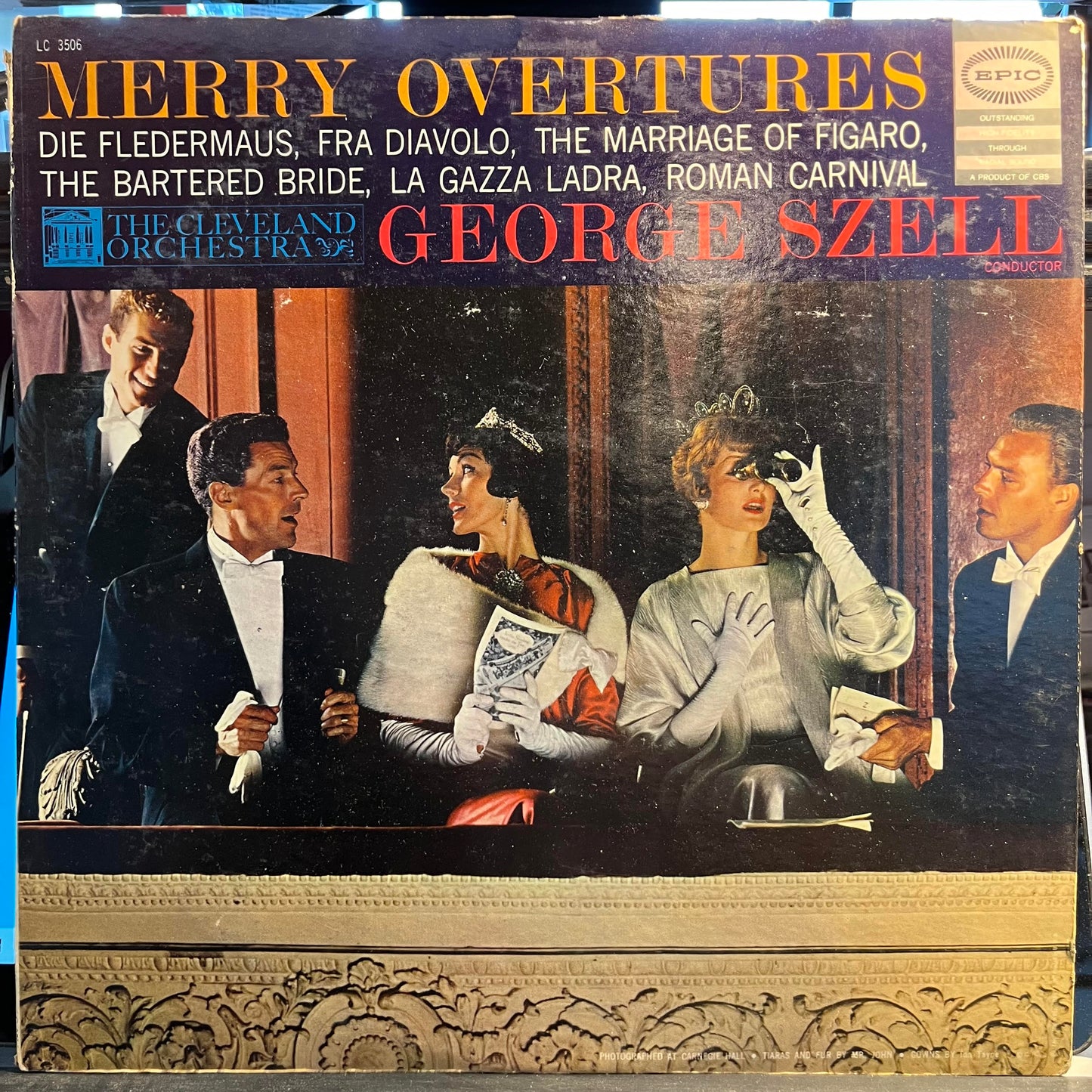 George Szell - Merry Ouvertures *PROMO* | Excellent (EX) Very Good Plus (VG+)-