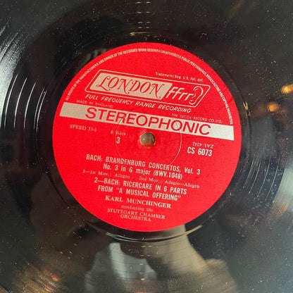 Johann Sebastian Bach - Brandenburg Concertos (Complete) (3xVINYL BOX) | Excellent (EX) Near Mint (NM)-