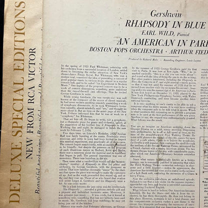 George Gershwin - Rhapsody In Blue / An American In Paris ( VINYL) | Excellent (EX) Excellent+ (EX+)-
