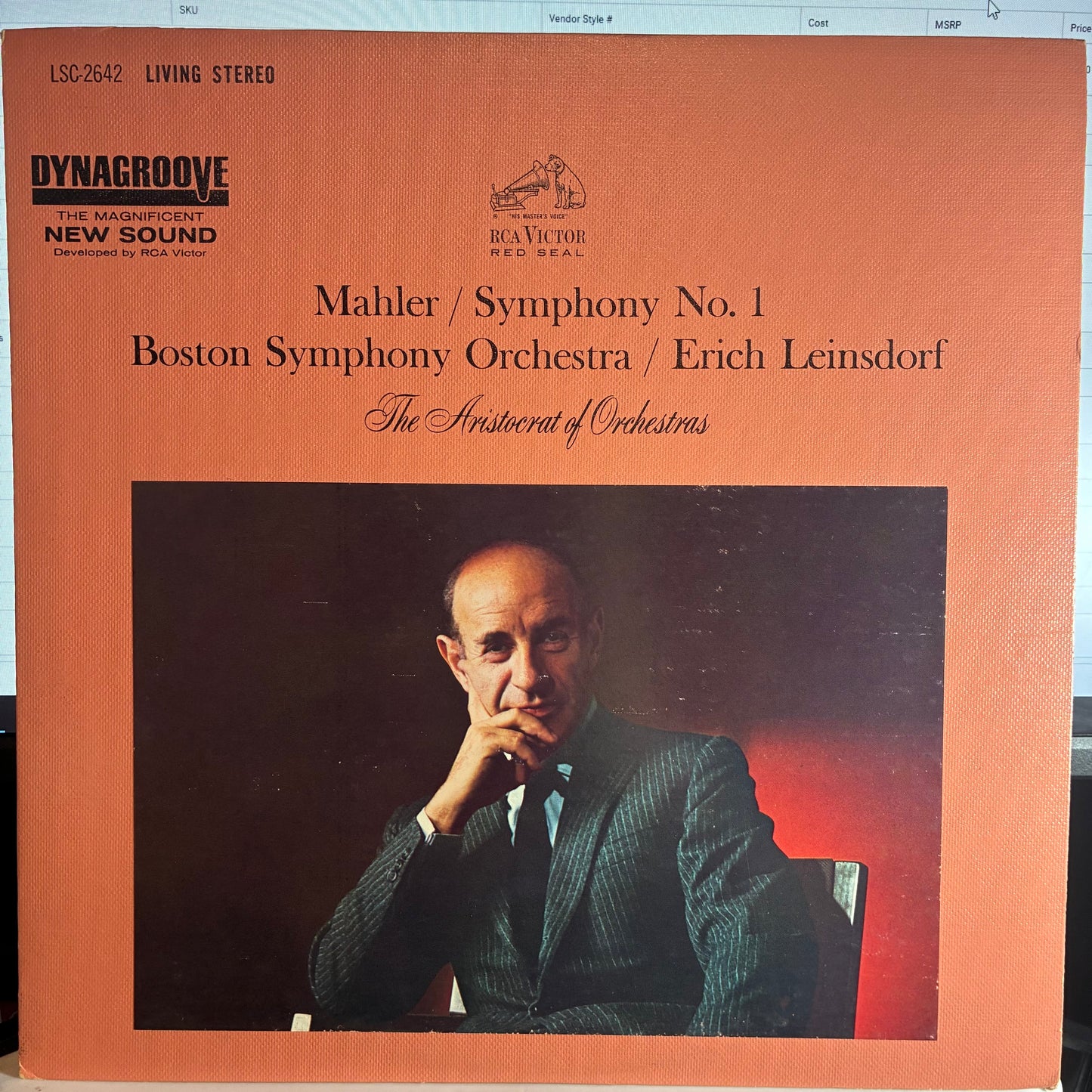 Gustav Mahler - Symphony No. 1 (VINYL) | Excellent (EX) Excellent+ (EX+)-