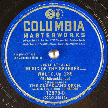 Josef Strauß - Music Of The Spheres - Waltz, Op. 235 *78 RPM* | Excellent (EX) Generic-