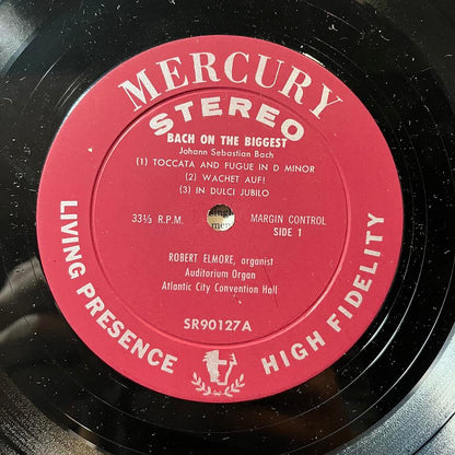 Robert Elmore - Bach On The Biggest (VINYL) | Excellent (EX) Excellent+ (EX+)-