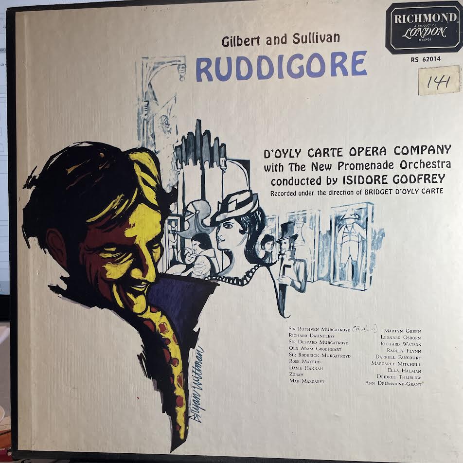 Gilbert & Sullivan - Ruddigore (The Witch's Curse) (2xVINYL BOX) | Excellent (EX) Excellent+ (EX+)-