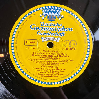 Nicanor Zabaleta - Werke Für Harfe Und Orchester (VINYL) | Excellent (EX) Very Good Plus (VG+)-
