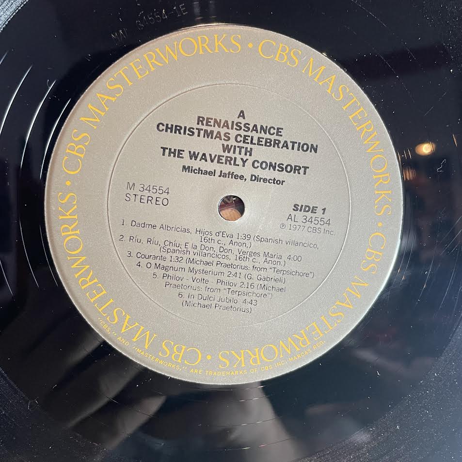 The Waverly Consort - A Renaissance Christmas Celebration With The Waverly Consort (VINYL) | Excellent (EX) Excellent (EX)-