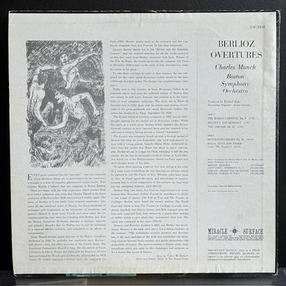 Hector Berlioz - Berlioz Overtures (VINYL) | Excellent (EX) Very Good (VG)-