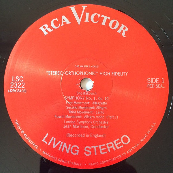 Dmitri Shostakovich - The Age Of Gold Ballet Suite And Symphony No. 1 (VINYL) | Mint (M) Excellent+ (EX+)-