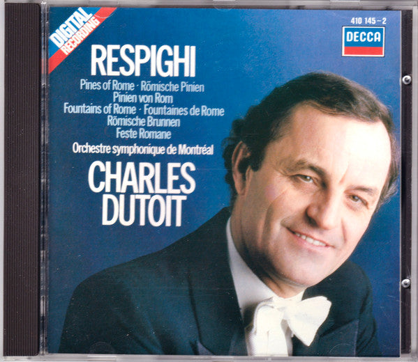 Ottorino Respighi - Pines Of Rome • Fountains Of Rome • Feste Romane (CD) | Near Mint (NM) Near Mint (NM)-