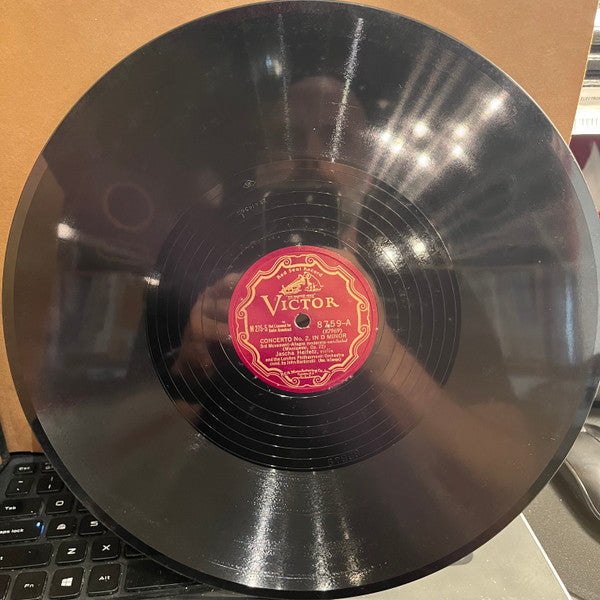 Henryk Wieniawski - Concerto No. 2, In D Minor For Violin And Orchestra (Opus 22) (3xSHELLAC) | Near Mint- (NM-) Excellent (EX)-