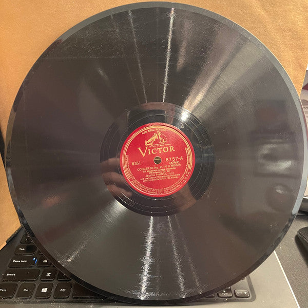 Henryk Wieniawski - Concerto No. 2, In D Minor For Violin And Orchestra (Opus 22) (3xSHELLAC) | Near Mint- (NM-) Excellent (EX)-