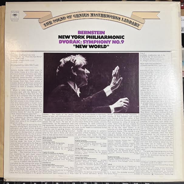Leonard Bernstein - Symphony No. 9 "New World" (VINYL) | Near Mint- (NM-) Near Mint- (NM-)-