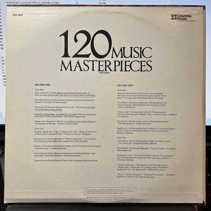 120 Music Masterpieces (2xVINYL) | Near Mint- (NM-) Near Mint- (NM-)-