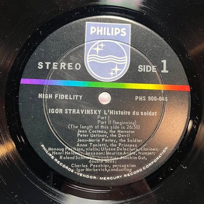 Igor Stravinsky - L'Histoire Du Soldat (VINYL) | Near Mint- (NM-) Excellent (EX)-