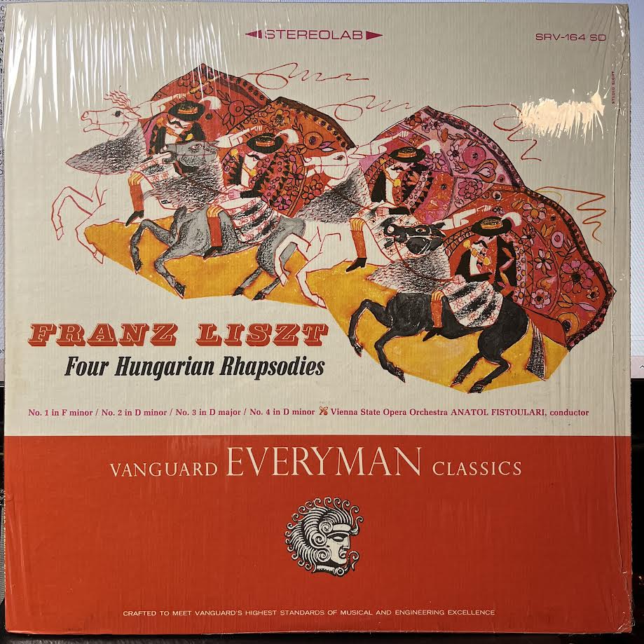 Franz Liszt - Four Hungarian Rhapsodies (VINYL) | Near Mint- (NM-) Near Mint (NM)-