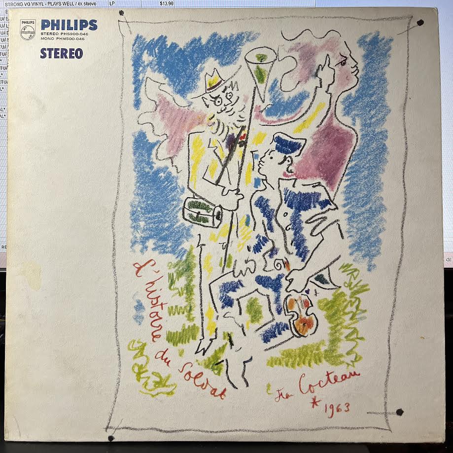 Igor Stravinsky - L'Histoire Du Soldat (VINYL) | Near Mint- (NM-) Excellent (EX)-