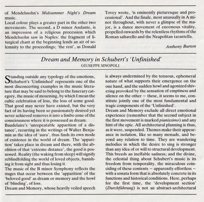 Felix Mendelssohn-Bartholdy - Schubert: Symphony No.8 "Unfinished" / Mendelssohn: Symphony No.4 "Italian" (CD) | Near Mint (NM) Near Mint (NM)-