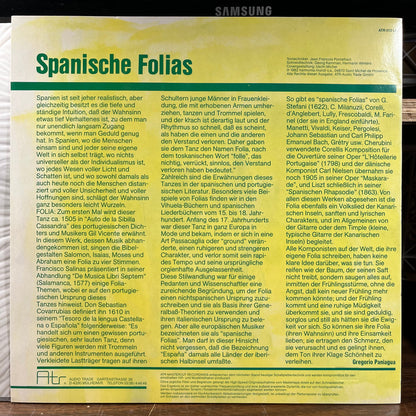 Gregorio Paniagua - La Folia De La Spagna (VINYL) | Near Mint (NM or M-) Near Mint (NM)-